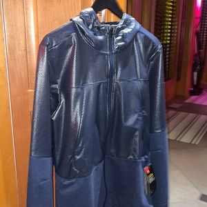 Under Armour Storm water-resistant hooded windbreaker.